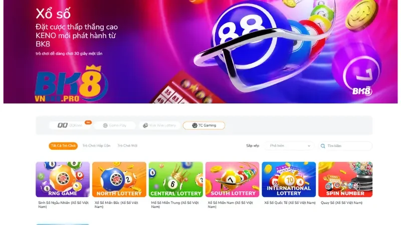 Xổ Số Lô Đề BK8 – Cá Cược Nhanh, Tỷ Lệ Trả Thưởng Cao
